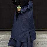 About Denim Abaya