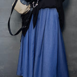 Denim Bell Skirt