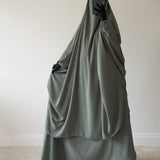 2-piece Jilbab + Skirt