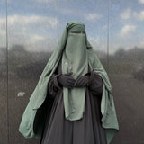 Maxi Niqab Cap Clip Jadhaab PREMIUM