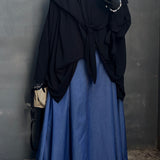 Denim Bell Skirt