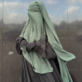 Maxi Niqab Cap Clip Jadhaab PREMIUM