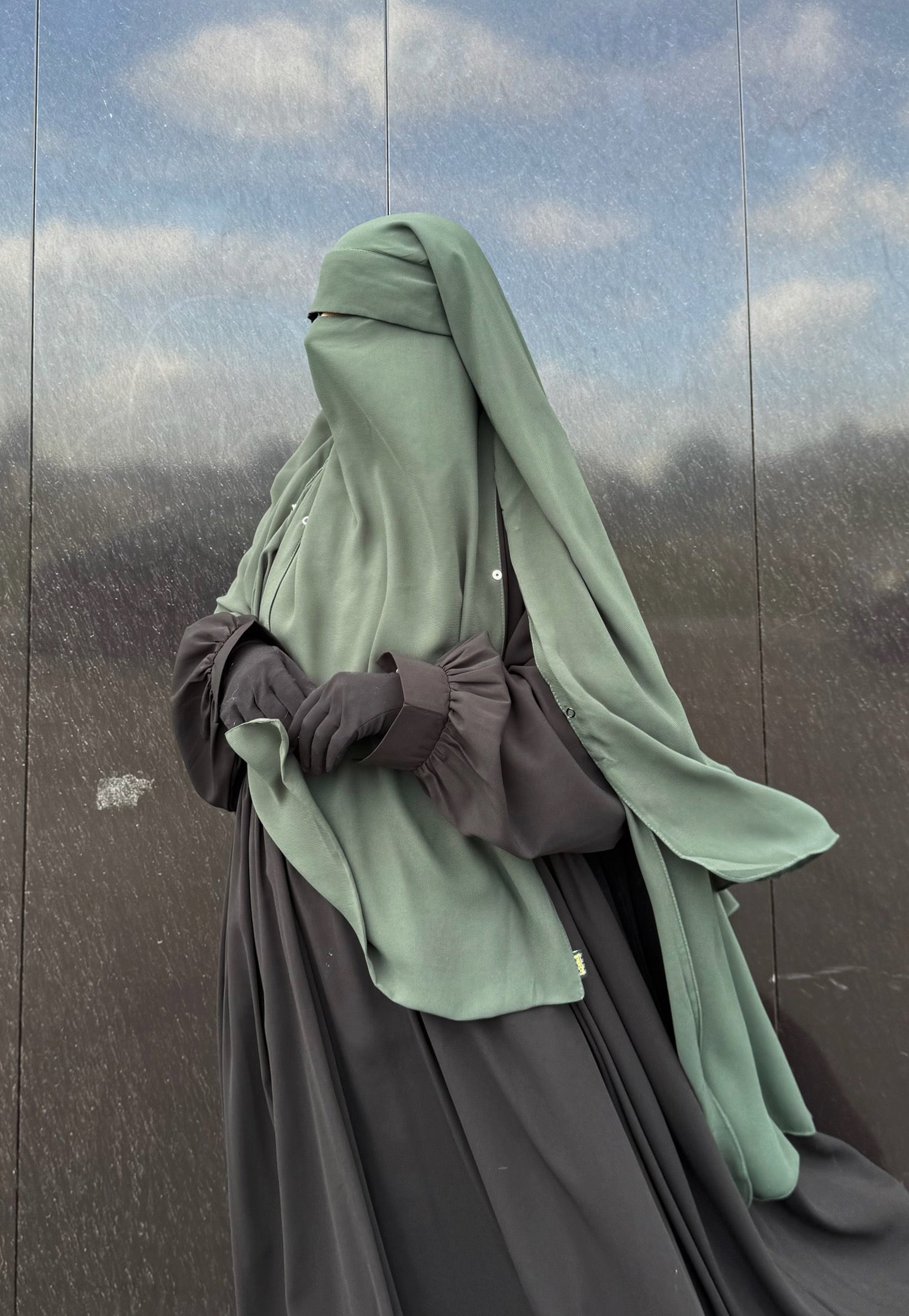 Maxi Niqab Cap Clip Jadhaab PREMIUM