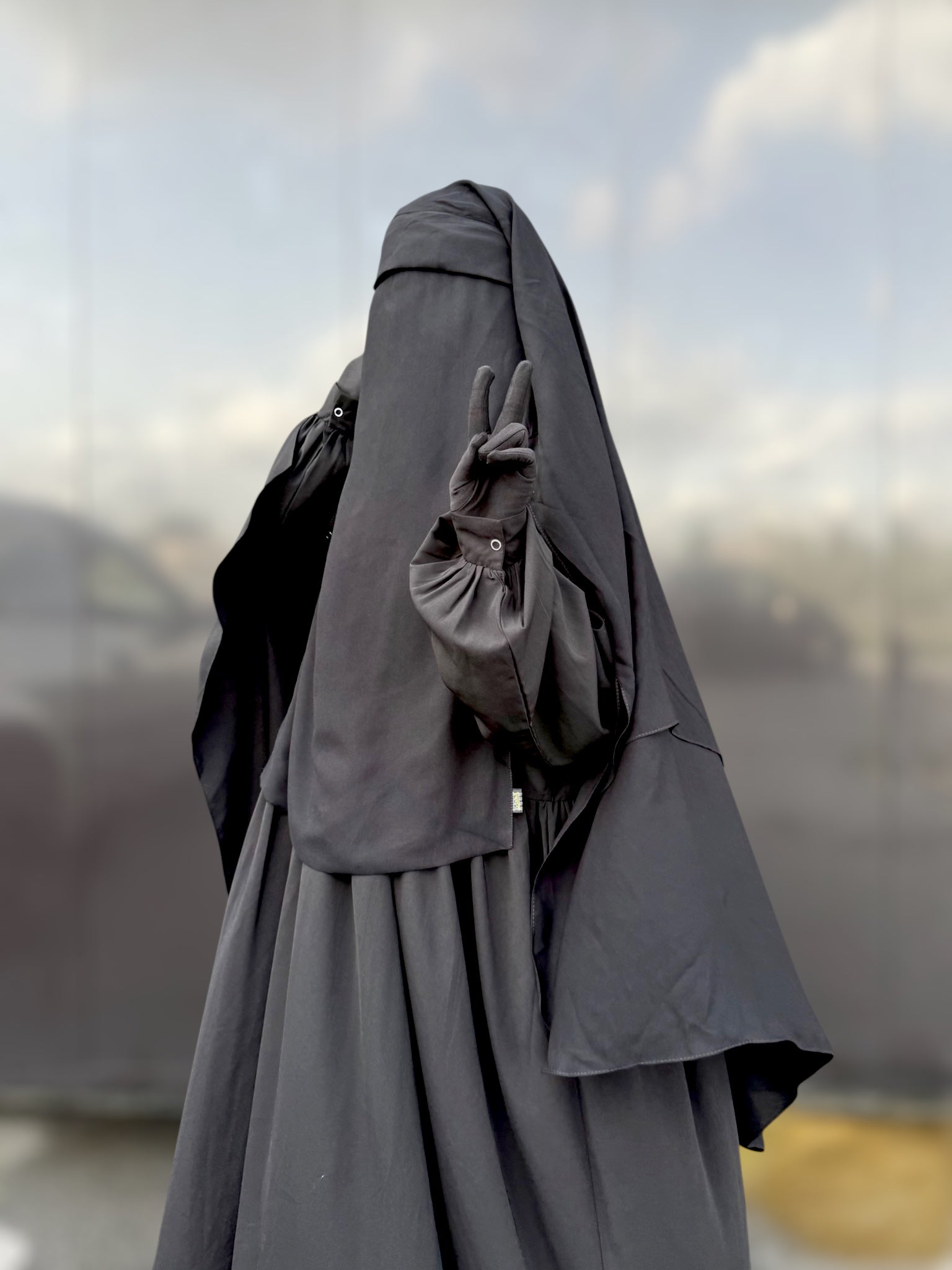 Maxi Niqab Cap Clip Jadhaab PREMIUM