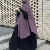 Khimar Cape à Fente PAR TAILLE
