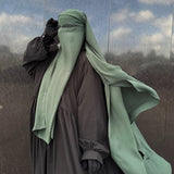 Maxi Niqab Cap Clip Jadhaab PREMIUM