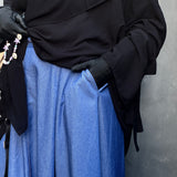 Denim Bell Skirt