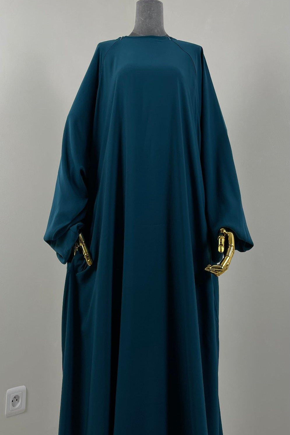Abaya Sajmaya emeraude