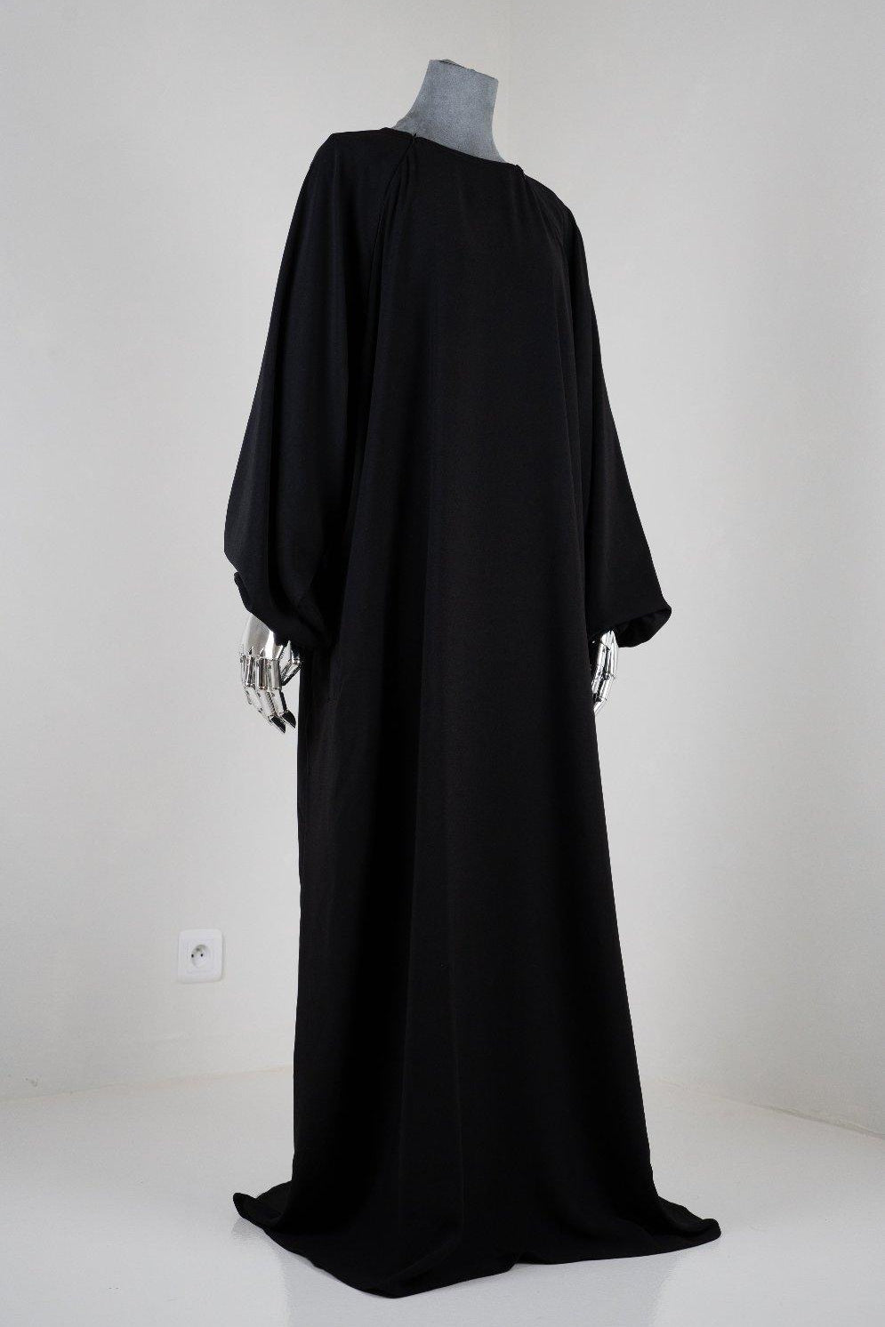 Abaya Sajmaya noir