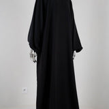 Abaya Sajmaya noir