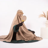 Khimar Cape à Fente PAR TAILLE